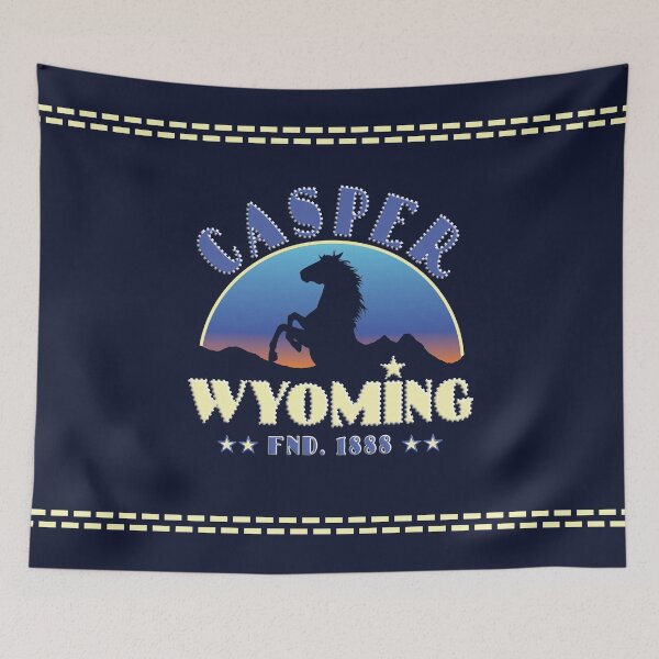 Item preview, Casper, Wyoming Wild Horse Gifts designed and sold by NoBonesLife.