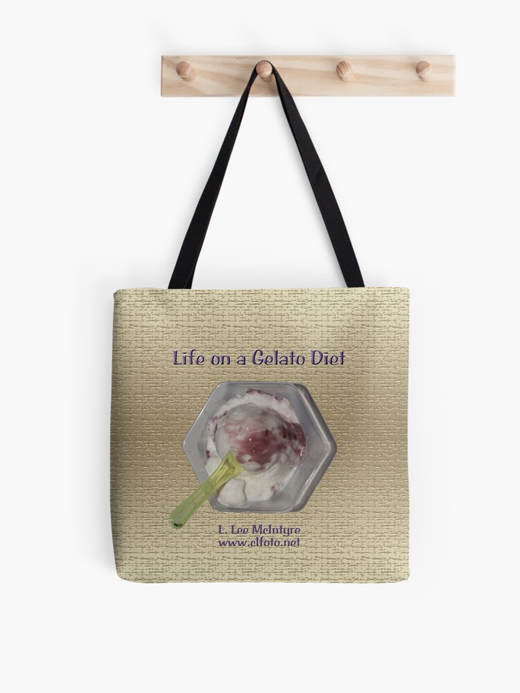 Thumbnail 1 of 2, Tote Bag, Life on a Gelato Diet designed and sold by L Lee McIntyre.