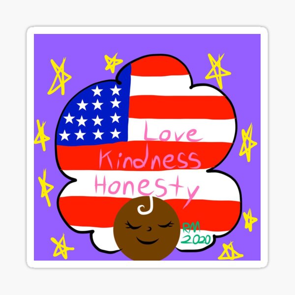 Afro Power Sticker