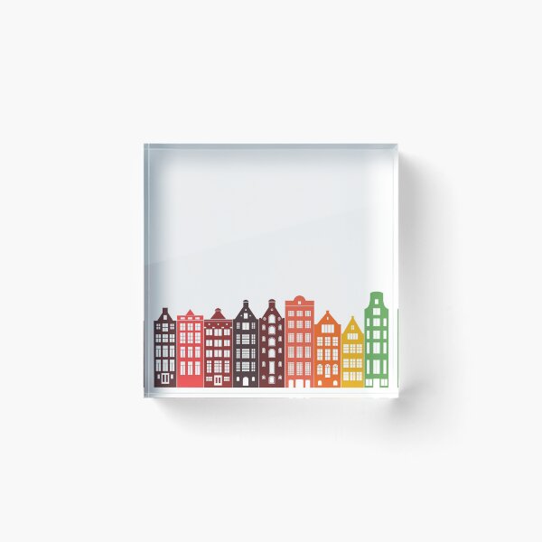 Item preview, Amsterdam City Skyline | Amsterdam Buildings Illustration designed and sold by MyIdentityShop.