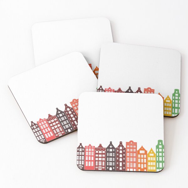 Item preview, Amsterdam City Skyline | Amsterdam Buildings Illustration designed and sold by MyIdentityShop.