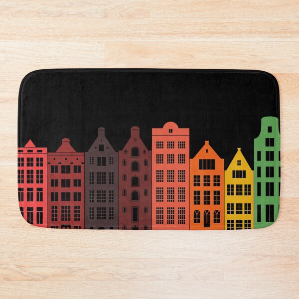 Item preview, Amsterdam City Skyline | Amsterdam Buildings Illustration designed and sold by MyIdentityShop.