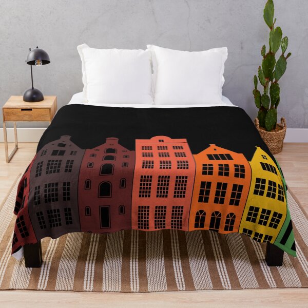 Item preview, Amsterdam City Skyline | Amsterdam Buildings Illustration designed and sold by MyIdentityShop.