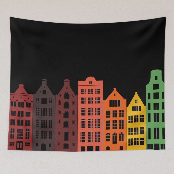 Item preview, Amsterdam City Skyline | Amsterdam Buildings Illustration designed and sold by MyIdentityShop.
