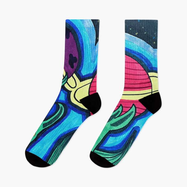 Item preview, Trippy Skyscraper Planet Flowers designed and sold by artbyalette.