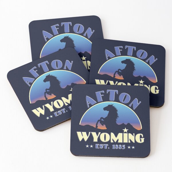 Item preview, Afton, Wyoming Wild Horse Gifts designed and sold by NoBonesLife.