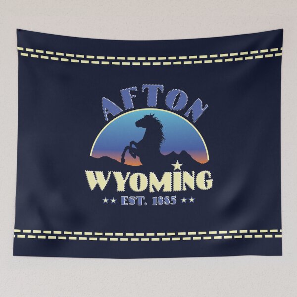 Item preview, Afton, Wyoming Wild Horse Gifts designed and sold by NoBonesLife.
