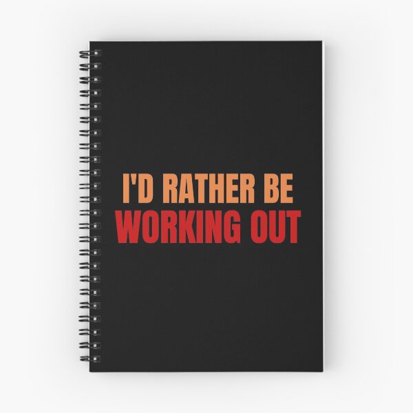 Item preview, i'd rather be working out designed and sold by melshirt-shop.