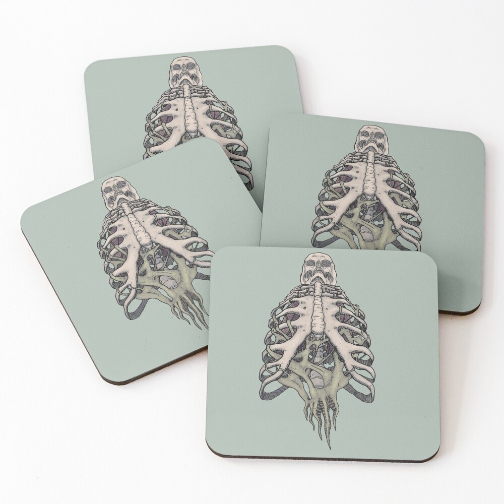 Item preview, Coasters (Set of 4) designed and sold by InkyBlueRose.