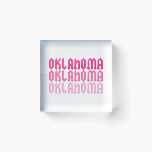 Item preview, O K L A H O M A shades of pink designed and sold by Julia Santos.