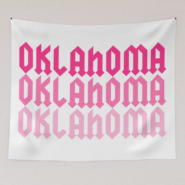 Item preview, O K L A H O M A shades of pink designed and sold by Julia Santos.