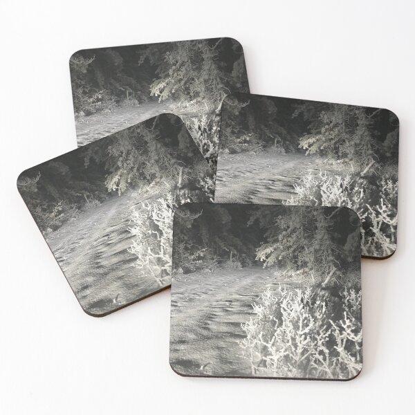 Item preview, Snow covered woods trail designed and sold by simplife22.