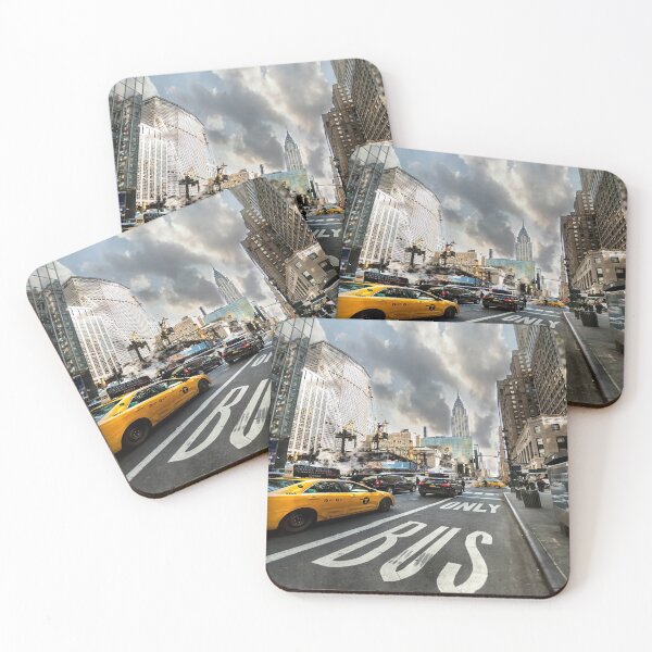 Item preview, New York City Street with a moody sky designed and sold by Neilchurcherart.