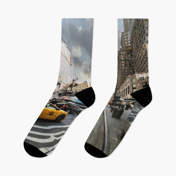 Item preview, New York City Street with a moody sky designed and sold by Neilchurcherart.