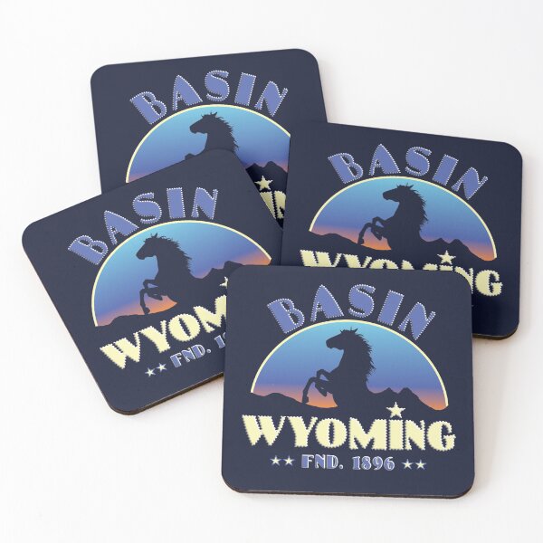 Item preview, Basin, Wyoming Wild Horse Gifts designed and sold by NoBonesLife.
