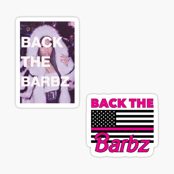 "back The Barbz" Sticker For Sale By StudioAngela | Redbubble