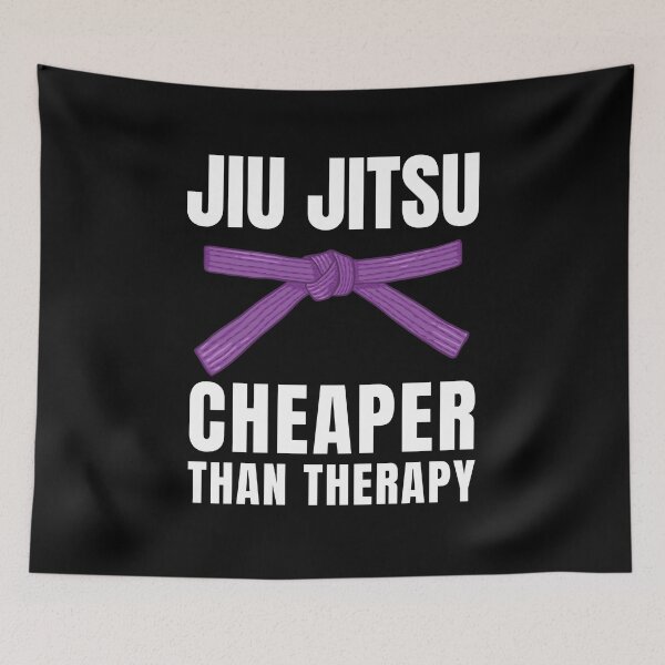 Item preview, Jiu Jitsu Cheaper Than Therapy designed and sold by Crafty-Mornings.