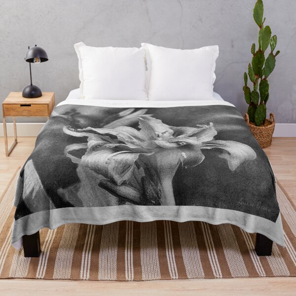 Item preview, Daylily in Black and White designed and sold by louise reeves.