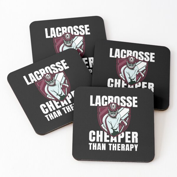 Item preview, Lacrosse Cheaper Than Therapy designed and sold by Crafty-Mornings.