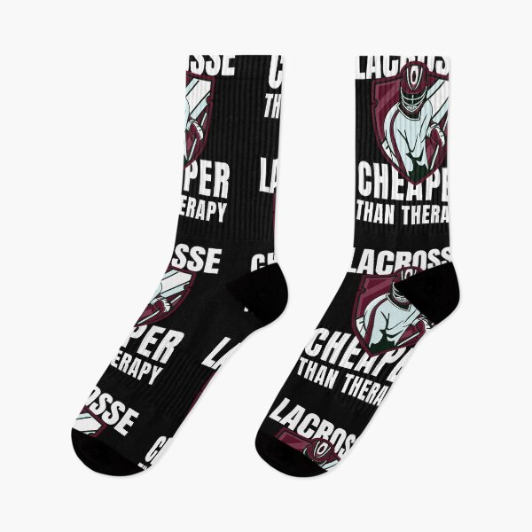 Item preview, Lacrosse Cheaper Than Therapy designed and sold by Crafty-Mornings.