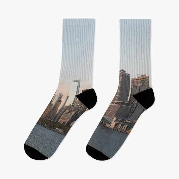 Item preview, New York City skyline as the sun sets designed and sold by Neilchurcherart.