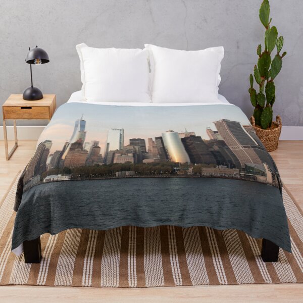 Item preview, New York City skyline as the sun sets designed and sold by Neilchurcherart.