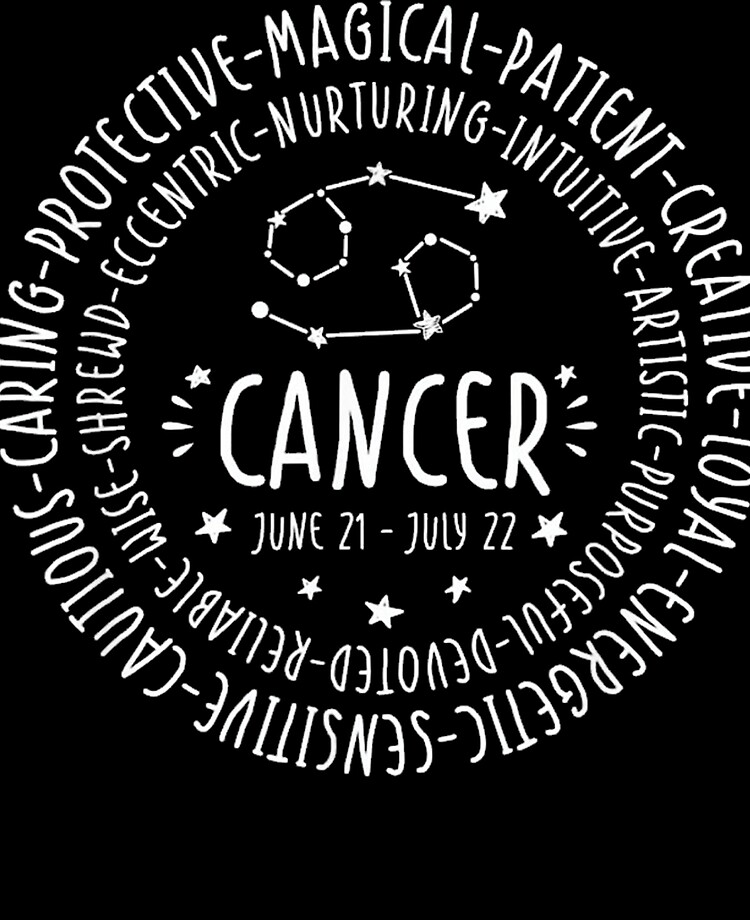 Cancer G-Style Black Laptop Sleeve - Zodiac Gal