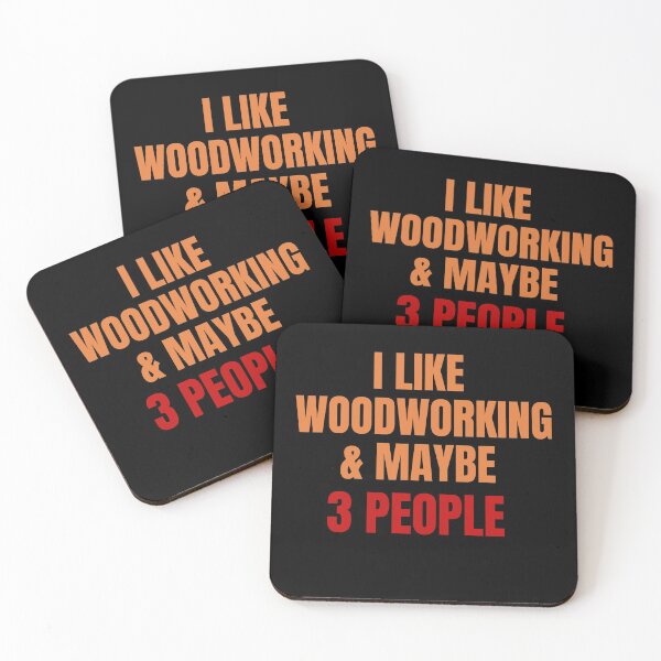 Item preview, I like woodworking & maybe 3 people designed and sold by melshirt-shop.