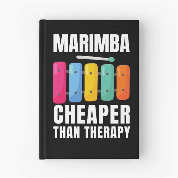 Item preview, Marimba Cheaper Than Therapy designed and sold by Crafty-Mornings.