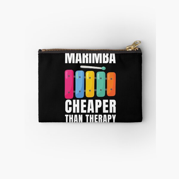 Item preview, Marimba Cheaper Than Therapy designed and sold by Crafty-Mornings.