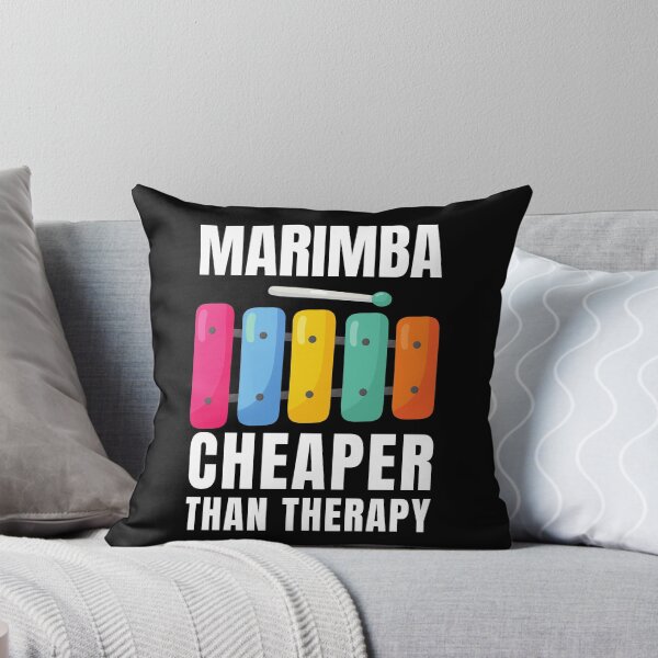 Item preview, Marimba Cheaper Than Therapy designed and sold by Crafty-Mornings.