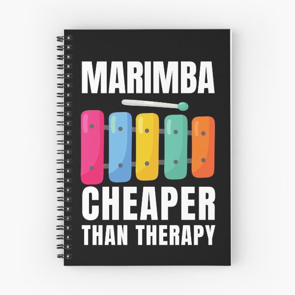 Item preview, Marimba Cheaper Than Therapy designed and sold by Crafty-Mornings.