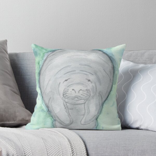 Item preview, Manatee Watercolor designed and sold by BissyCollective.