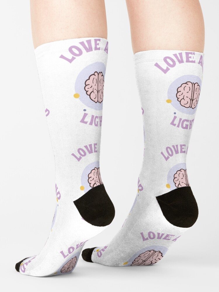 Alternate view of Love and Light Socks