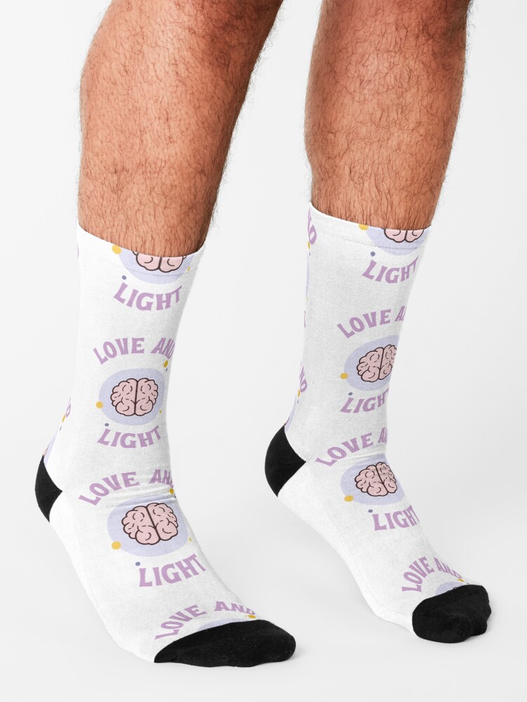Alternate view of Love and Light Socks
