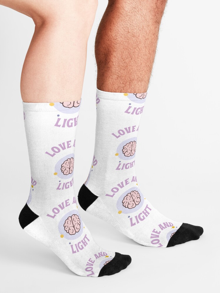 Alternate view of Love and Light Socks