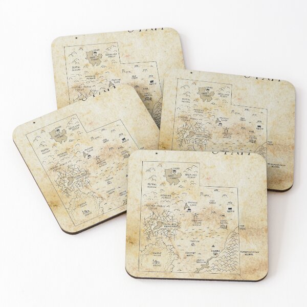Item preview, Utah as a fantasy map designed and sold by aldayuan.