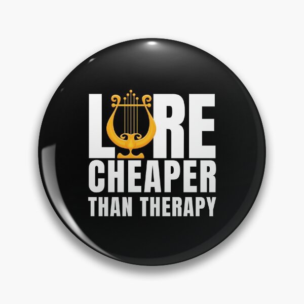 Item preview, Lyre Cheaper Than Therapy designed and sold by Crafty-Mornings.