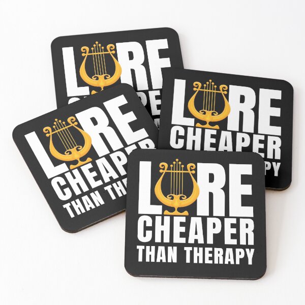 Item preview, Lyre Cheaper Than Therapy designed and sold by Crafty-Mornings.