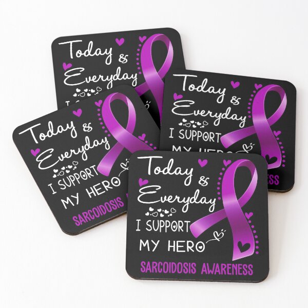 Item preview, Today And Everyday I Support My Hero Sarcoidosis Awareness Warrior Gifts designed and sold by hvoid41.