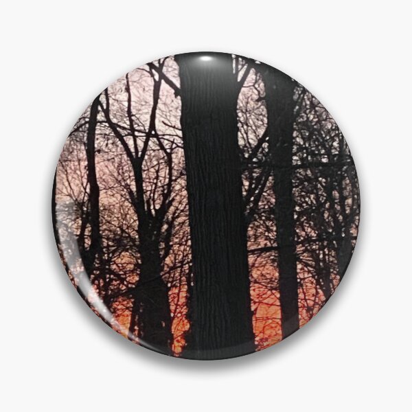 Item preview, Winter sunset through woods  designed and sold by Mamamorris6.