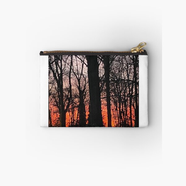 Item preview, Winter sunset through woods  designed and sold by Mamamorris6.