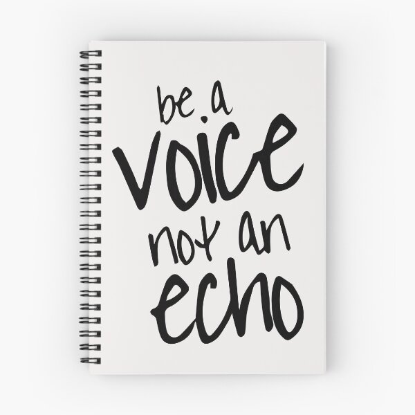Item preview, be a voice not an echo designed and sold by eiwo87.