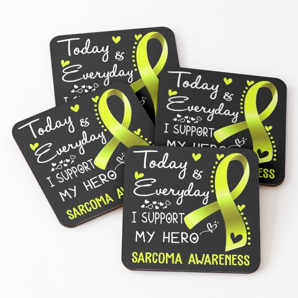 Item preview, Today And Everyday I Support My Hero Sarcoma Awareness Warrior Gifts designed and sold by hvoid41.