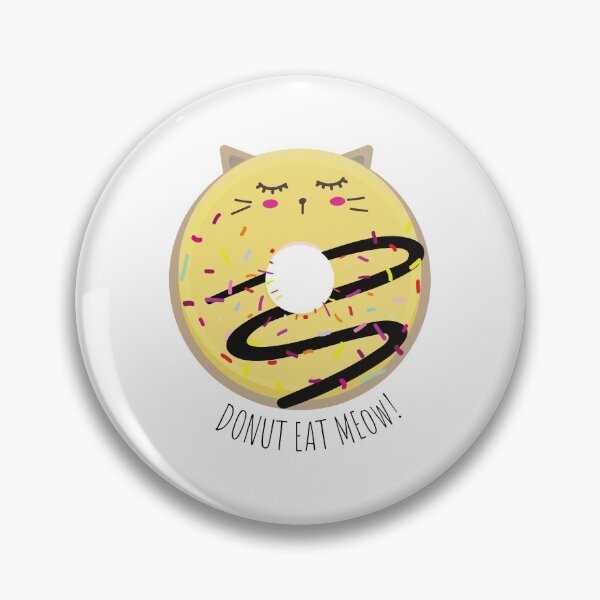 Item preview, Donut Eat Meow, Cute Donut Cat Yellow designed and sold by sanashibata.