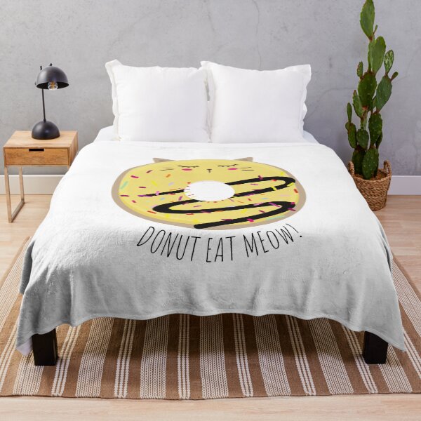 Item preview, Donut Eat Meow, Cute Donut Cat Yellow designed and sold by sanashibata.