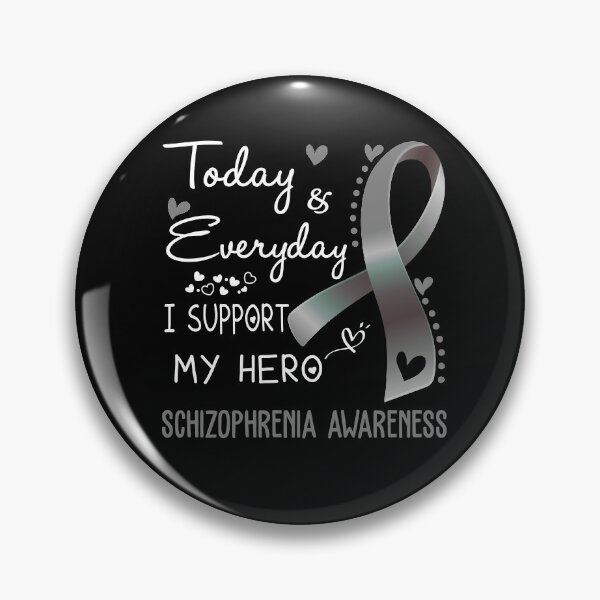 Item preview, Today And Everyday I Support My Hero Schizophrenia Awareness Warrior Gifts designed and sold by hvoid41.