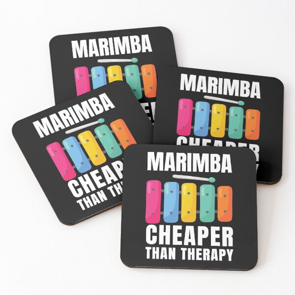Item preview, Marimba Cheaper Than Therapy designed and sold by Crafty-Mornings.