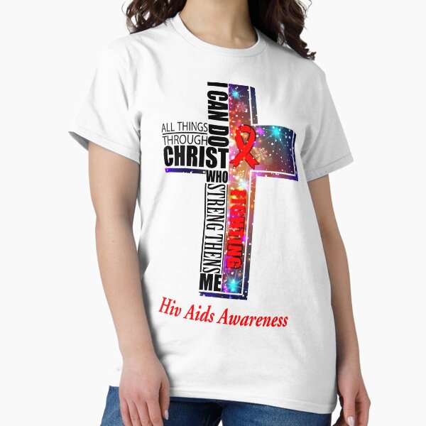 Item preview, I Can Do All Things Through Christ Hiv Aids Awareness designed and sold by Brad-FI.