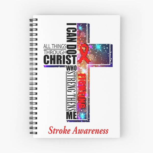 Item preview, I Can Do All Things Through Christ Stroke Awareness designed and sold by Brad-FI.